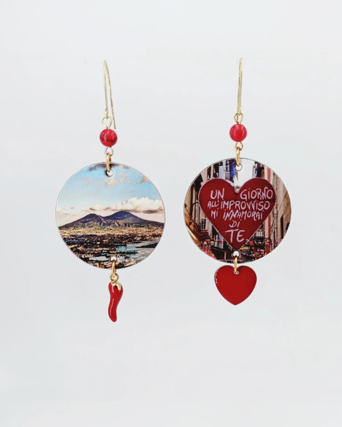 Orecchini di carta Un giorno all'improvviso