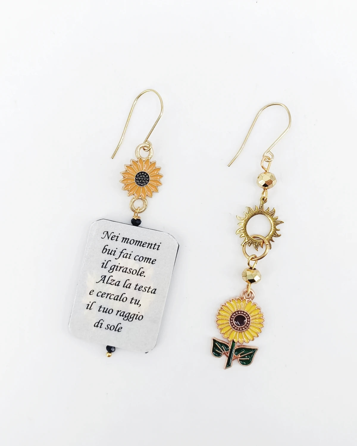 Orecchini girasole