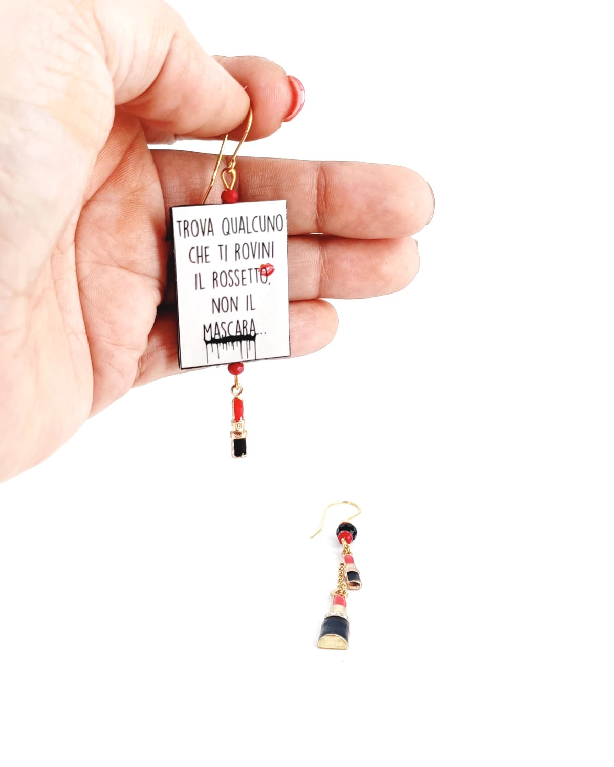 Trova qualcuno che ti rovini il rossetto, non il mascara