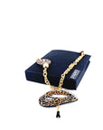 collana bocca animalier marrone