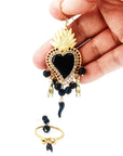 Orecchini Cuore sacro