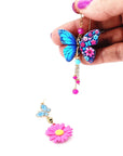 Orecchini di carta Farfalla in fiore