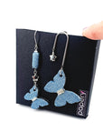 Orecchini Farfalle in jeans