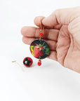 Orecchini di carta Fragola