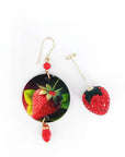 Orecchini di carta Fragola