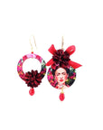 Orecchini di carta Frida Kahlo
