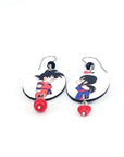 Orecchini di carta Goku e Chichi