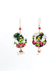 Orecchini di carta Grinch donna