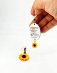 Orecchini di carta Le persone girasole