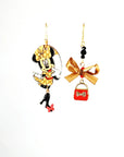 Orecchini di carta Minnie glamour