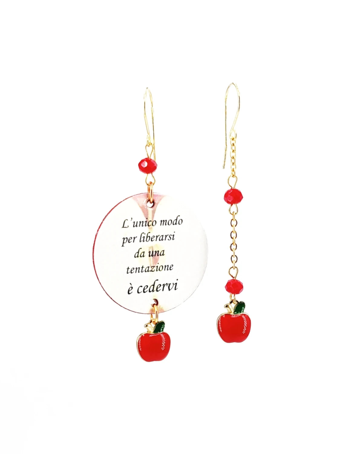 orecchini L’unico modo per liberarsi da una tentazione è cedervi