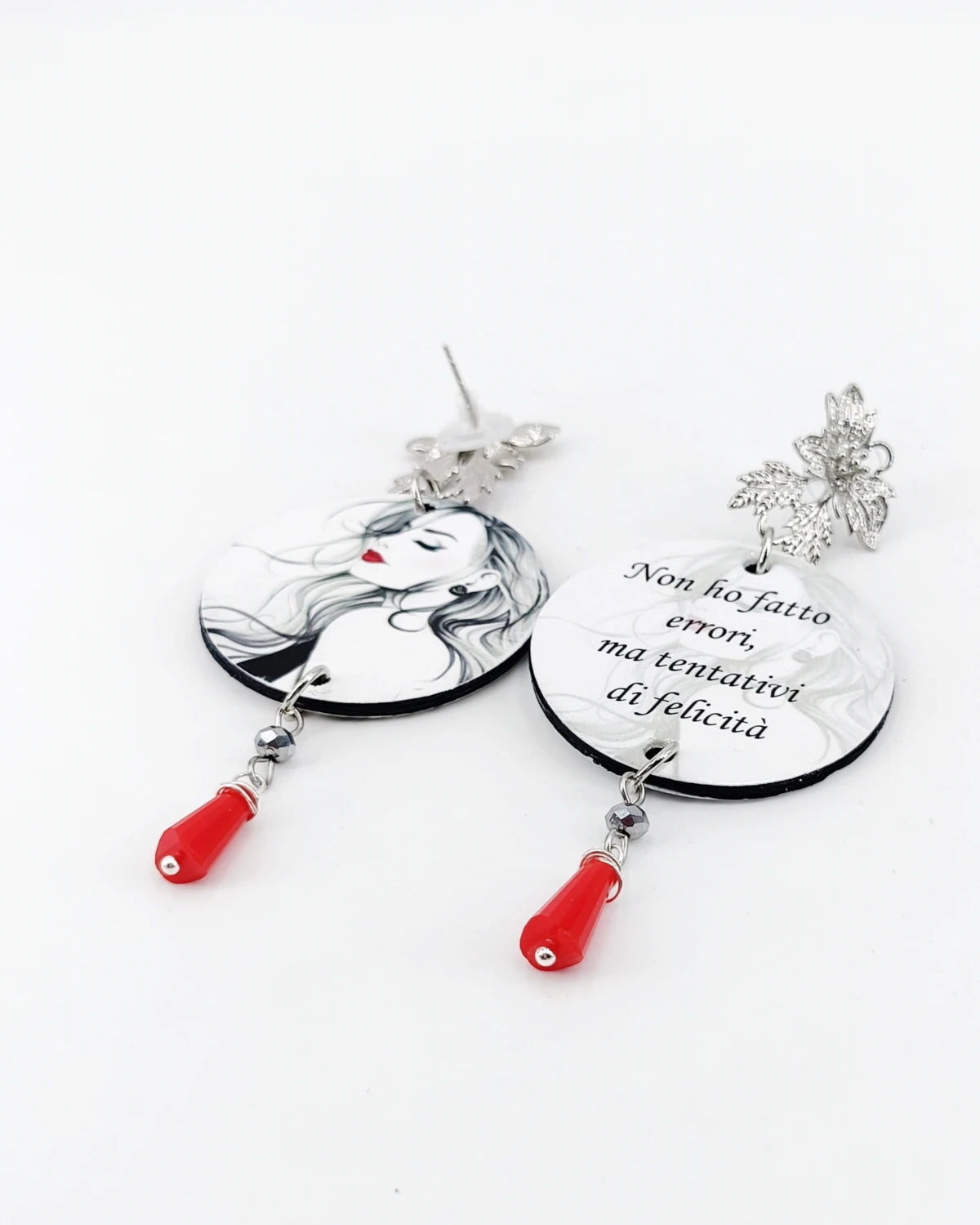 orecchini Non ho fatto errori, ma tentativi di felicità
