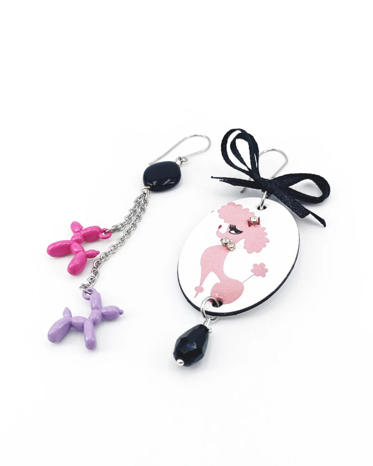 orecchini barboncino appoggiati