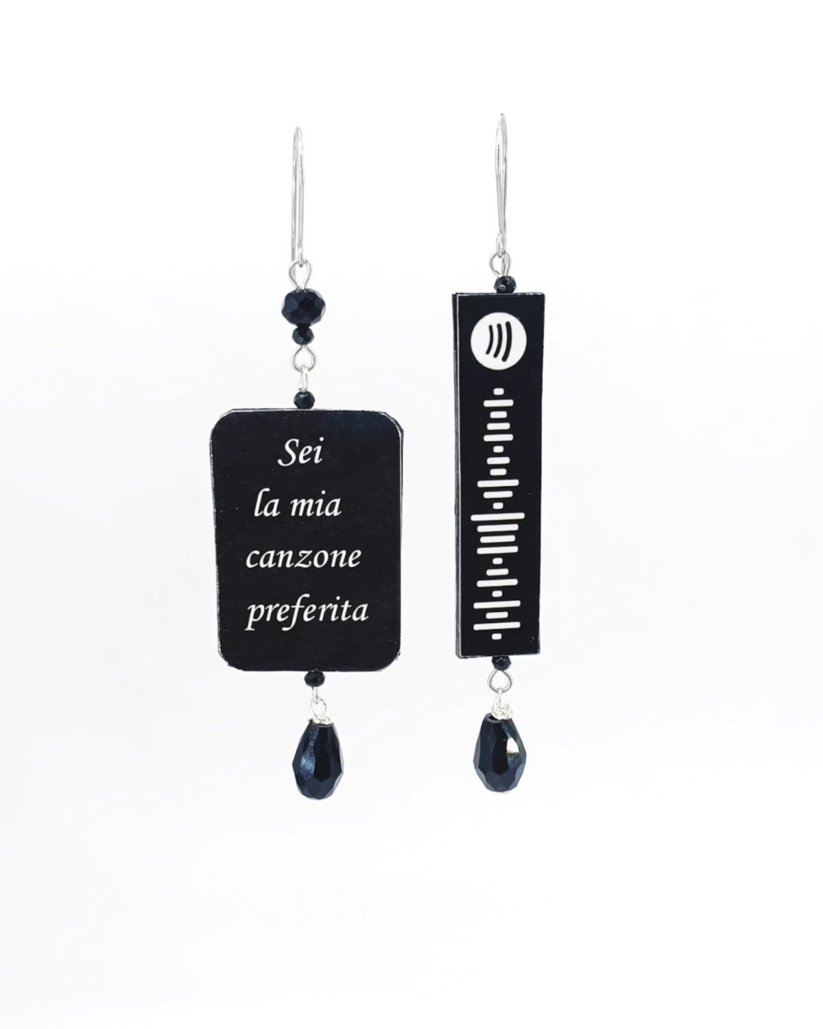 orecchini di carta spotify