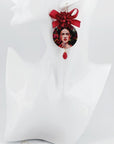 Orecchini di carta Frida Kahlo