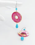Orecchini di carta Donut e pasticcini
