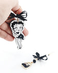 Orecchini di carta Betty Boop chic
