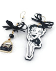 Orecchini di carta Betty Boop chic