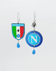 Orecchini di carta Il Napoli torna Campione