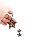 Orecchini Stelle animalier di carta