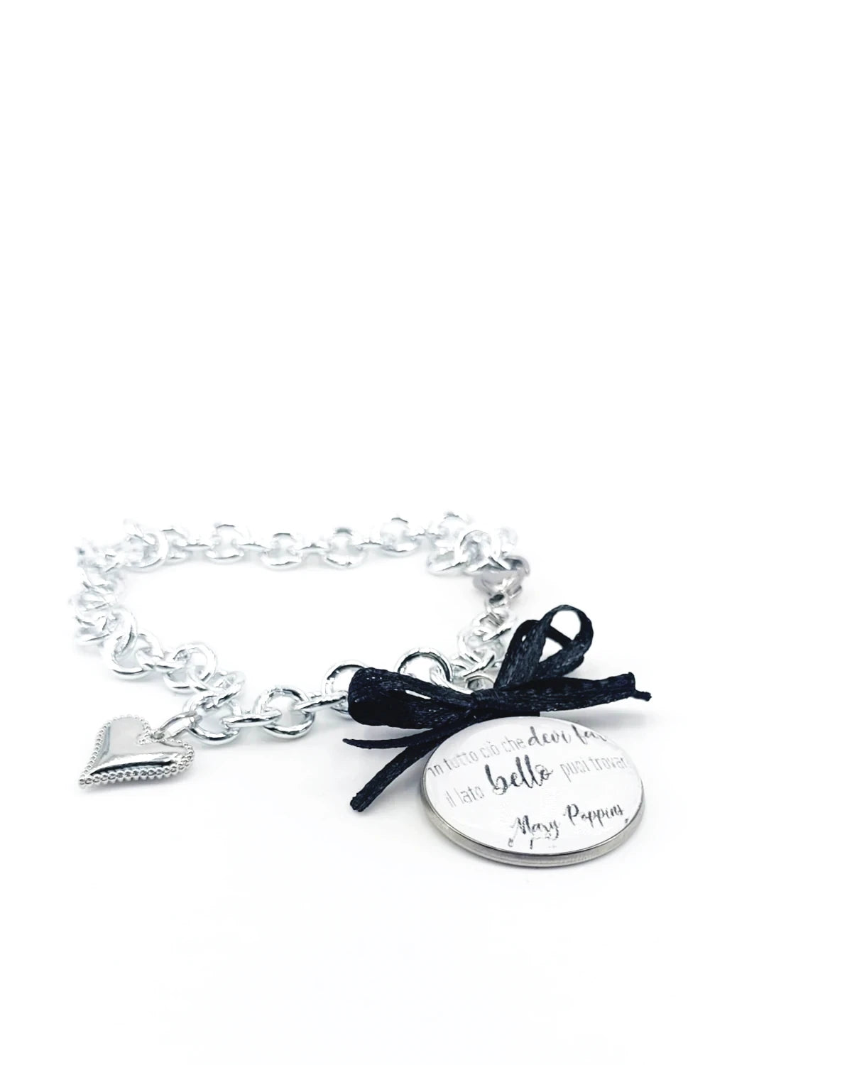 Bracciale Il lato bello puoi trovar mary poppins con cuore