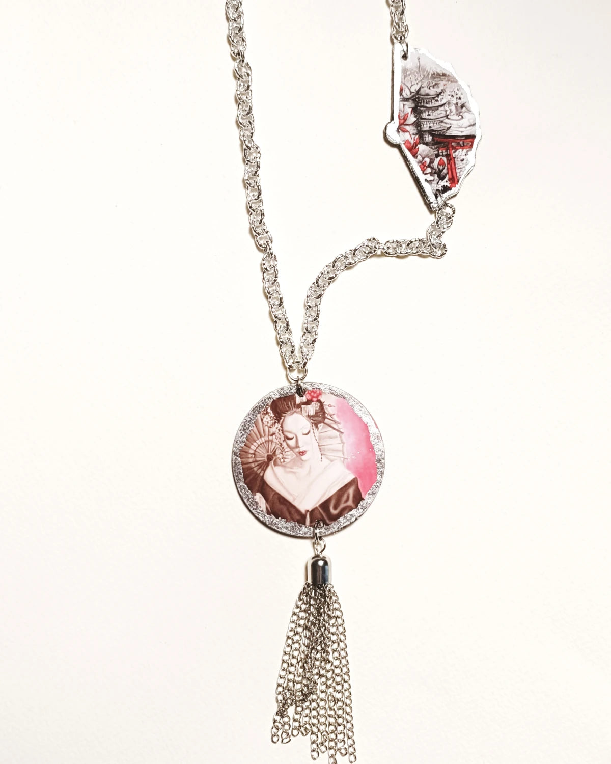 Collana Geisha e ventaglio