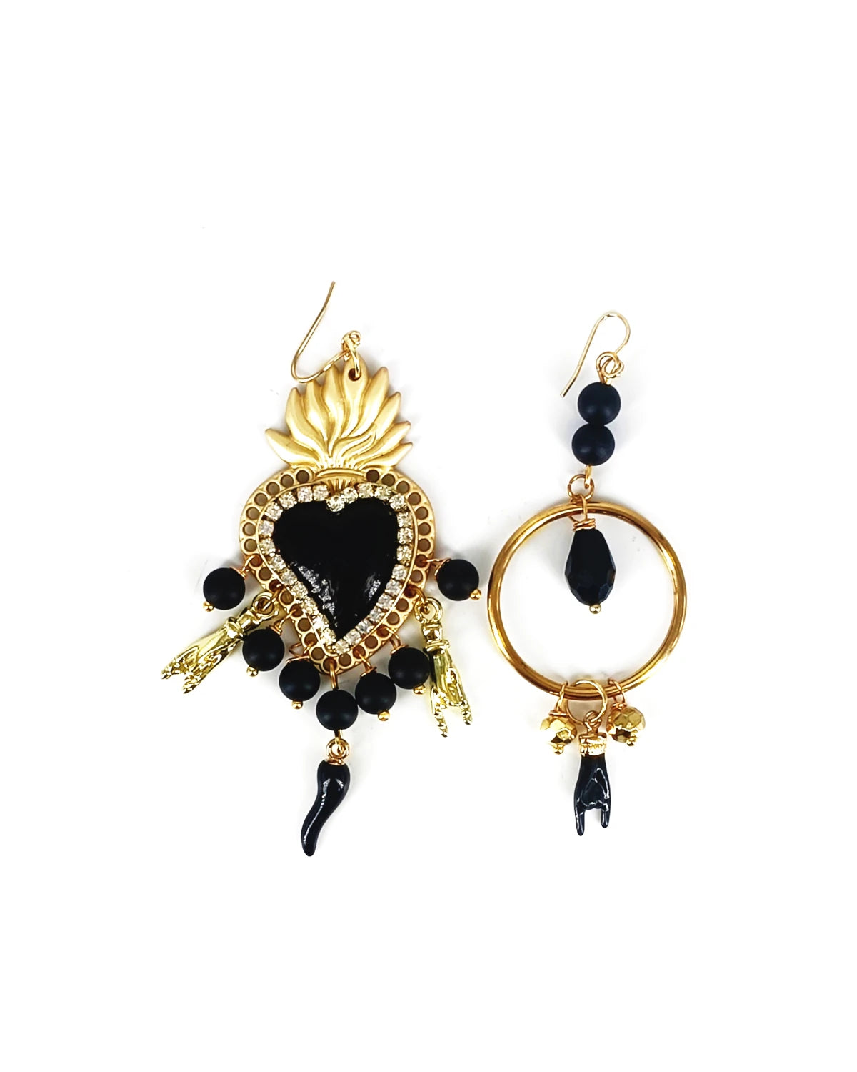 Orecchini Cuore sacro