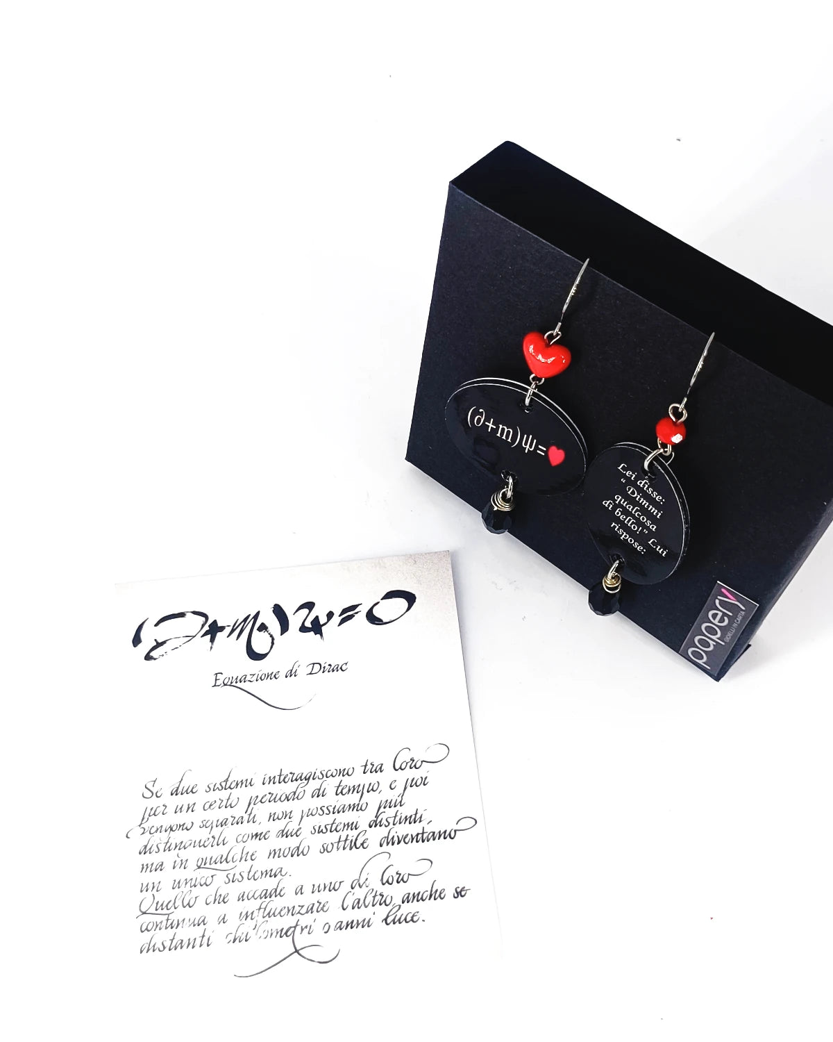 Orecchini L'equazione di Dirac