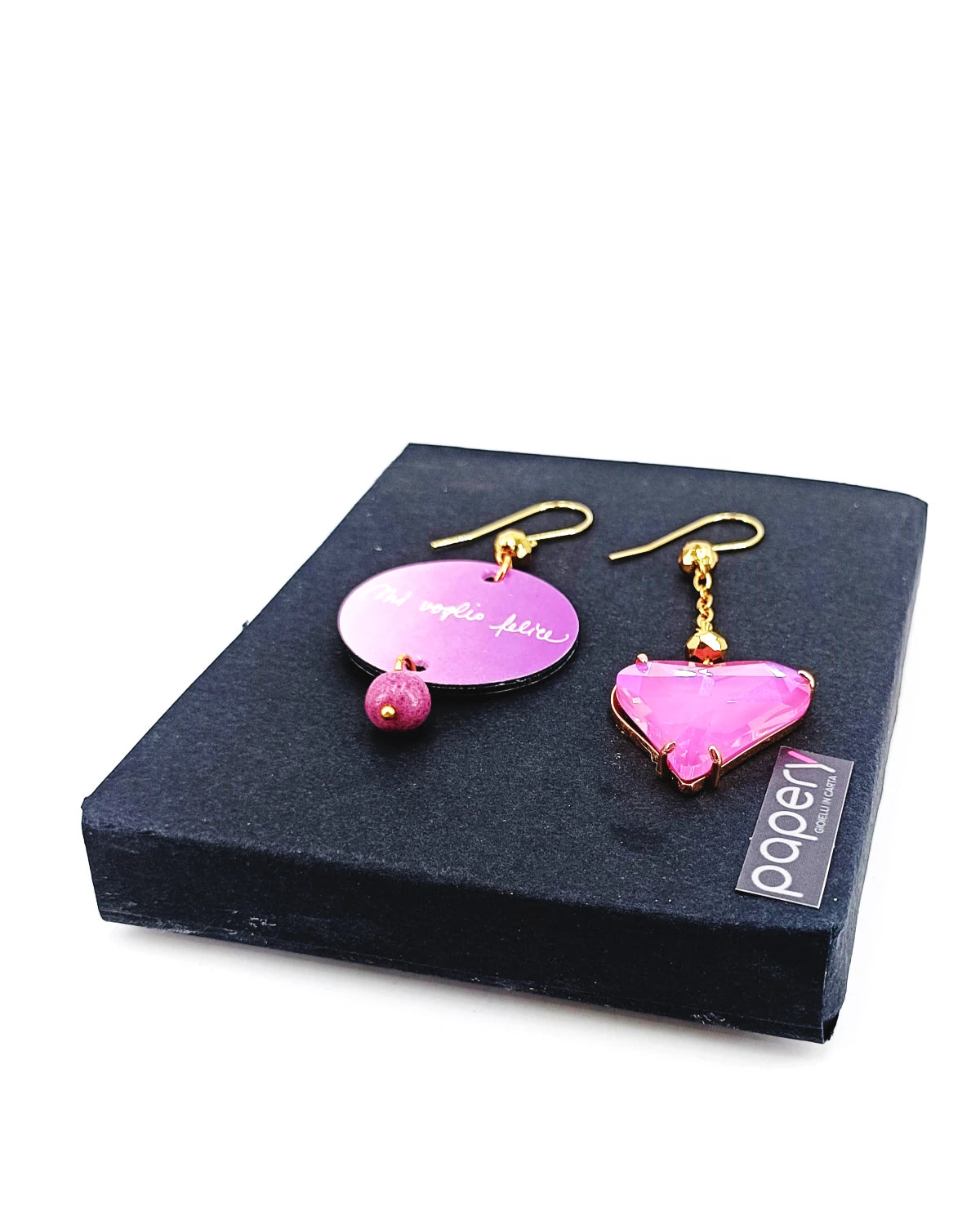 Orecchini Mi voglio felice