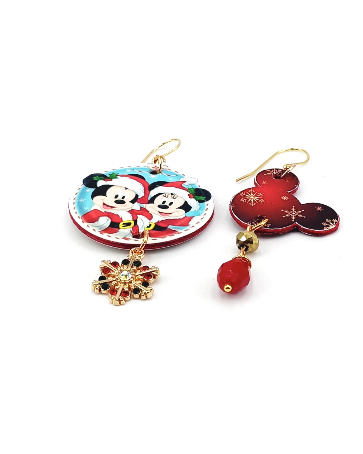 Orecchini Minnie e Topolino Christmas