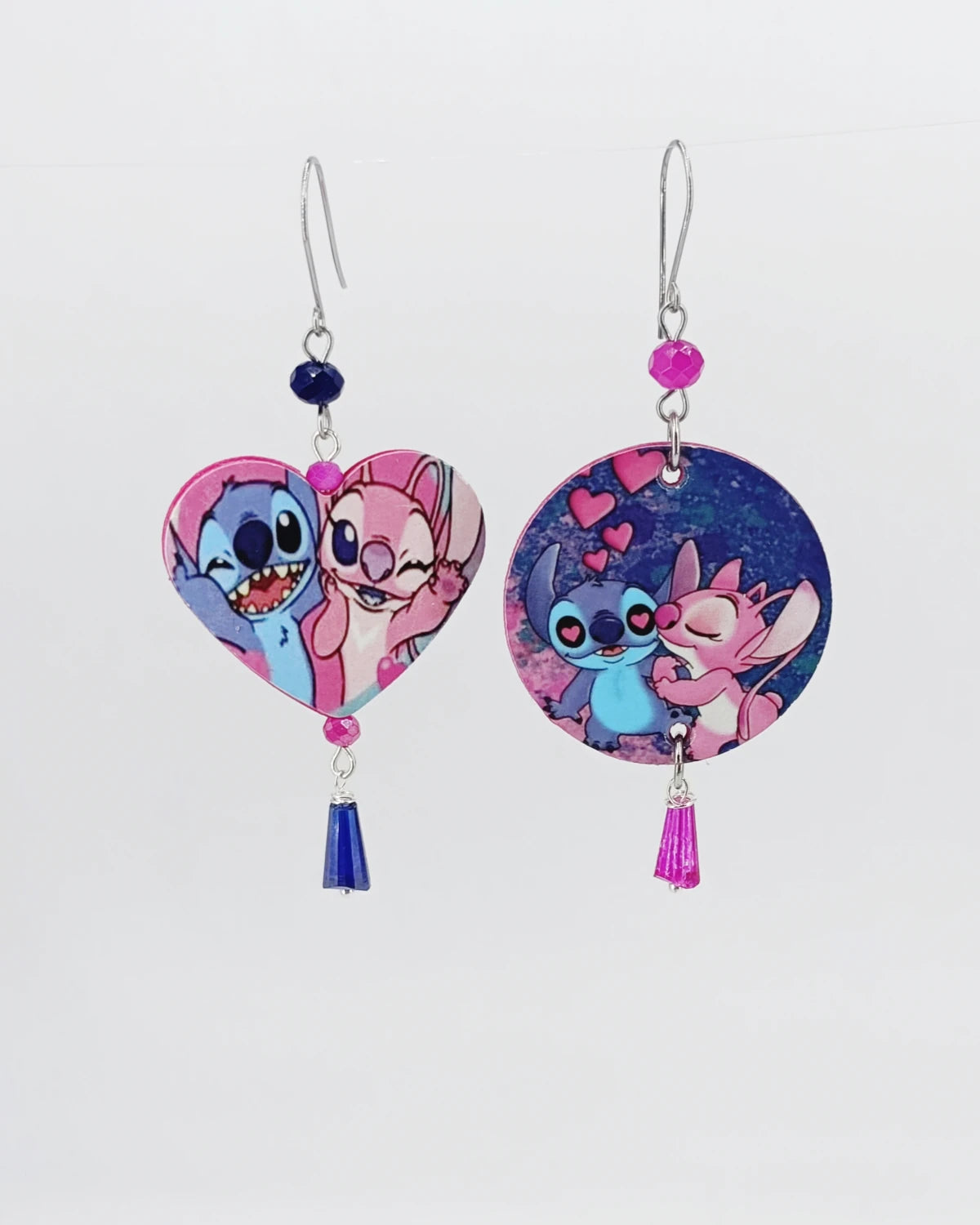 Orecchini Stitch e Angel di carta