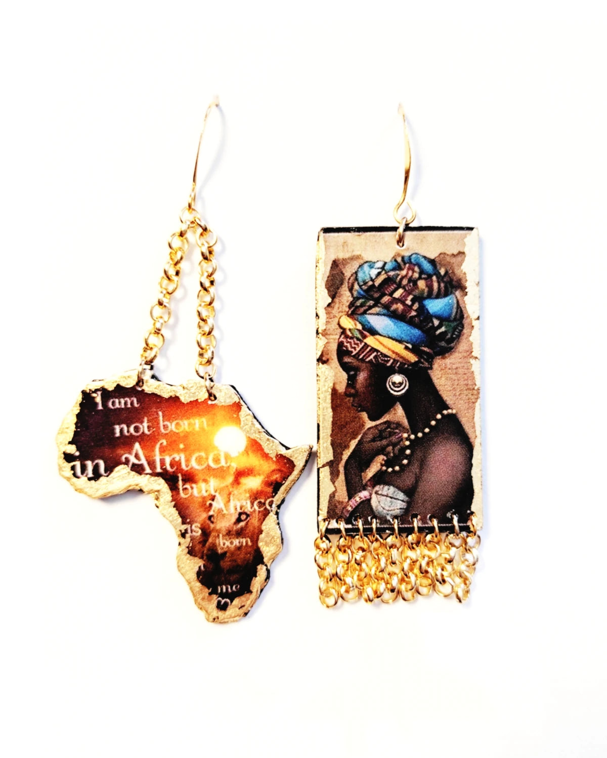 Orecchini di carta  Africa