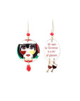 Orecchini di carta All I want for christmas