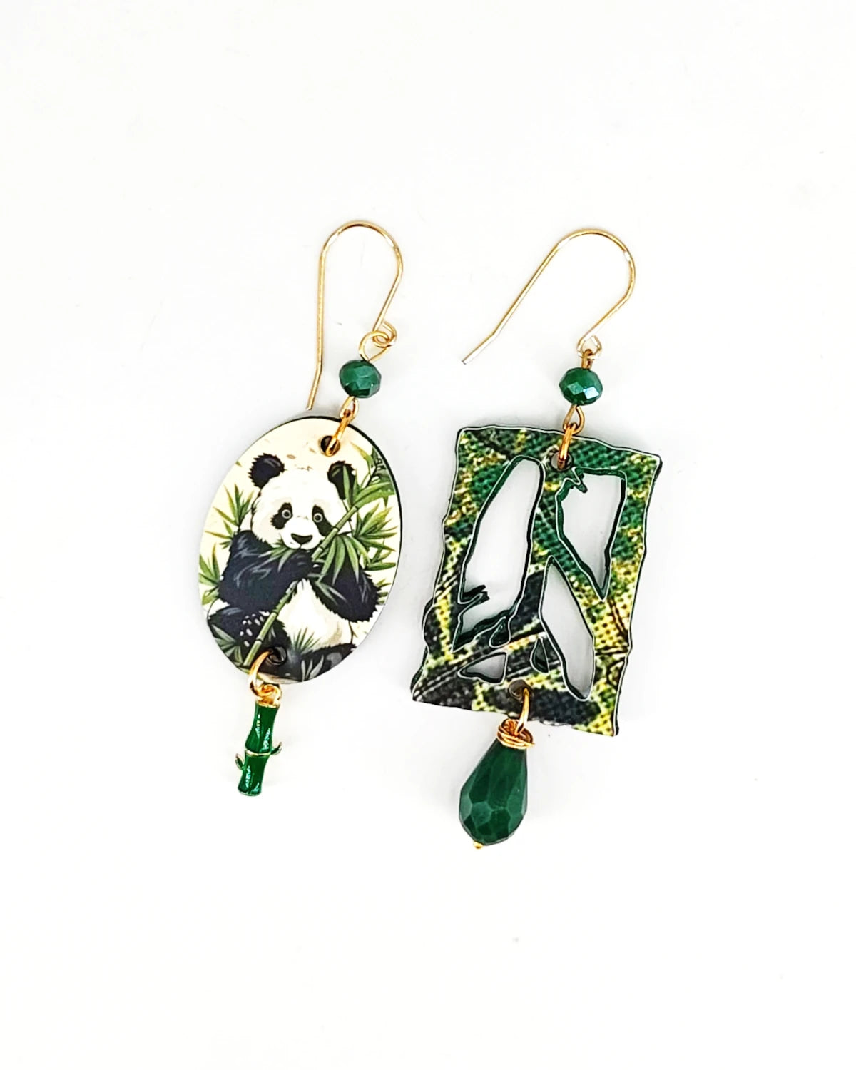 Orecchini di carta Bambù e panda