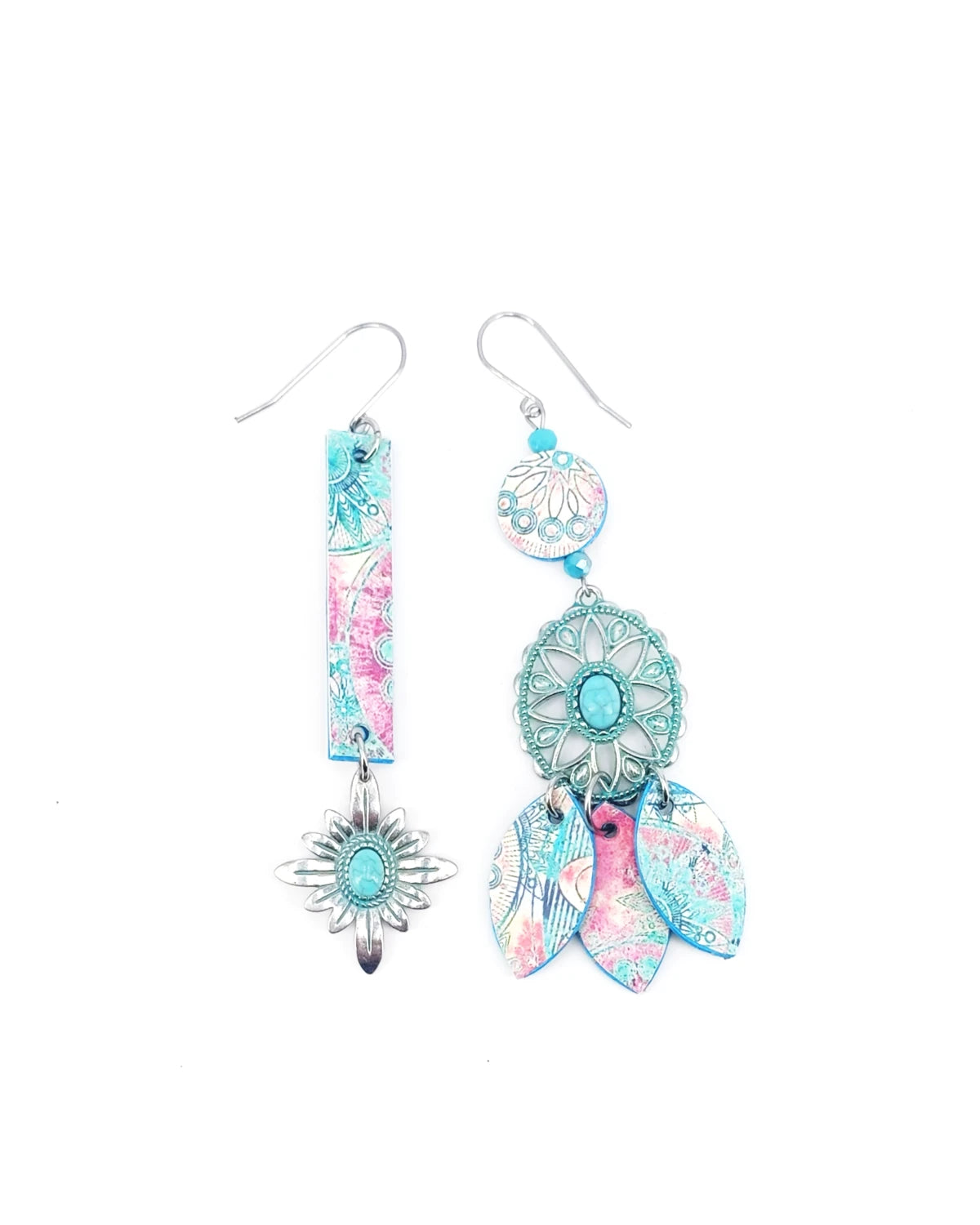 Orecchini di carta Bohemien mandala