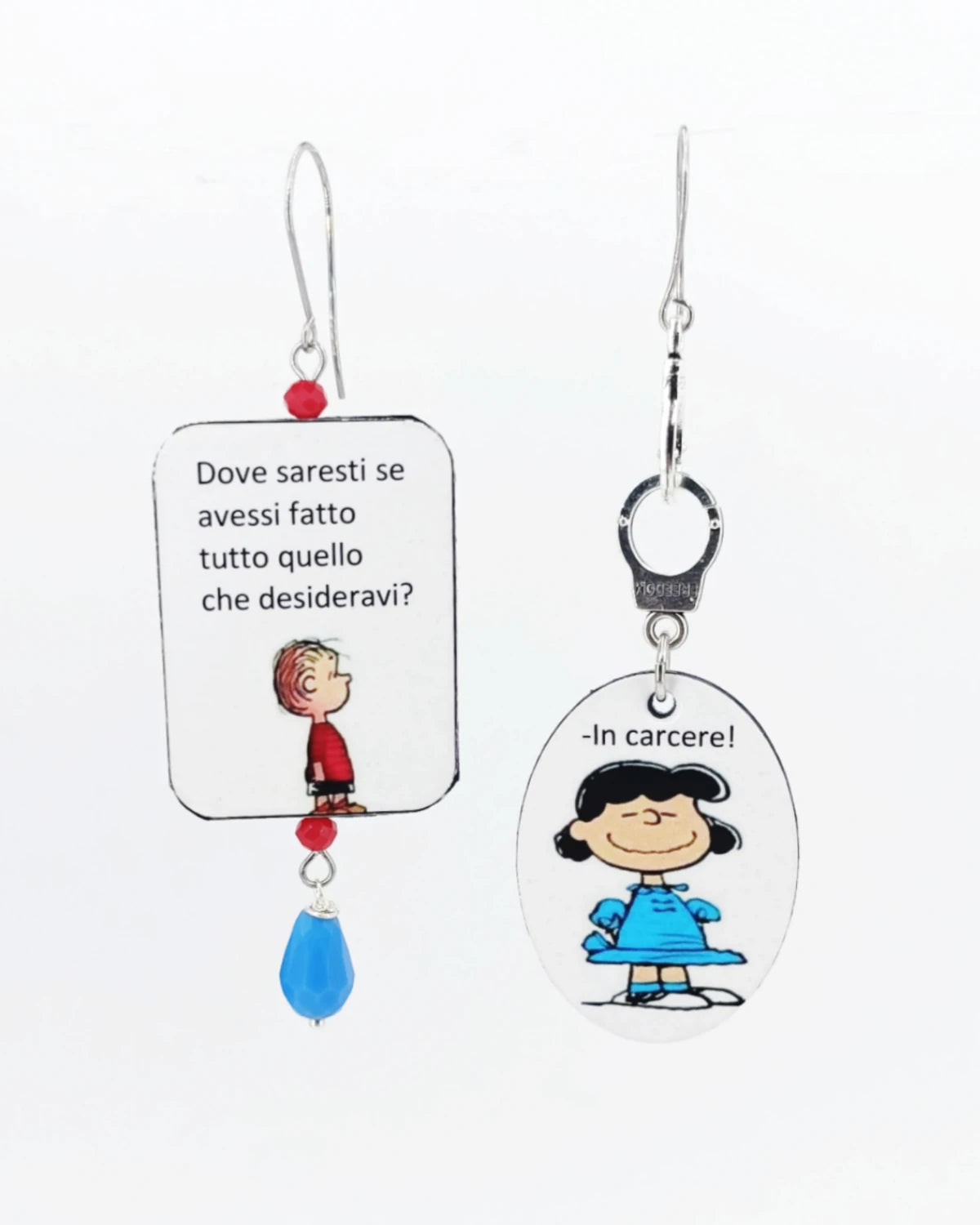 Orecchini di carta Desideri in carcere
