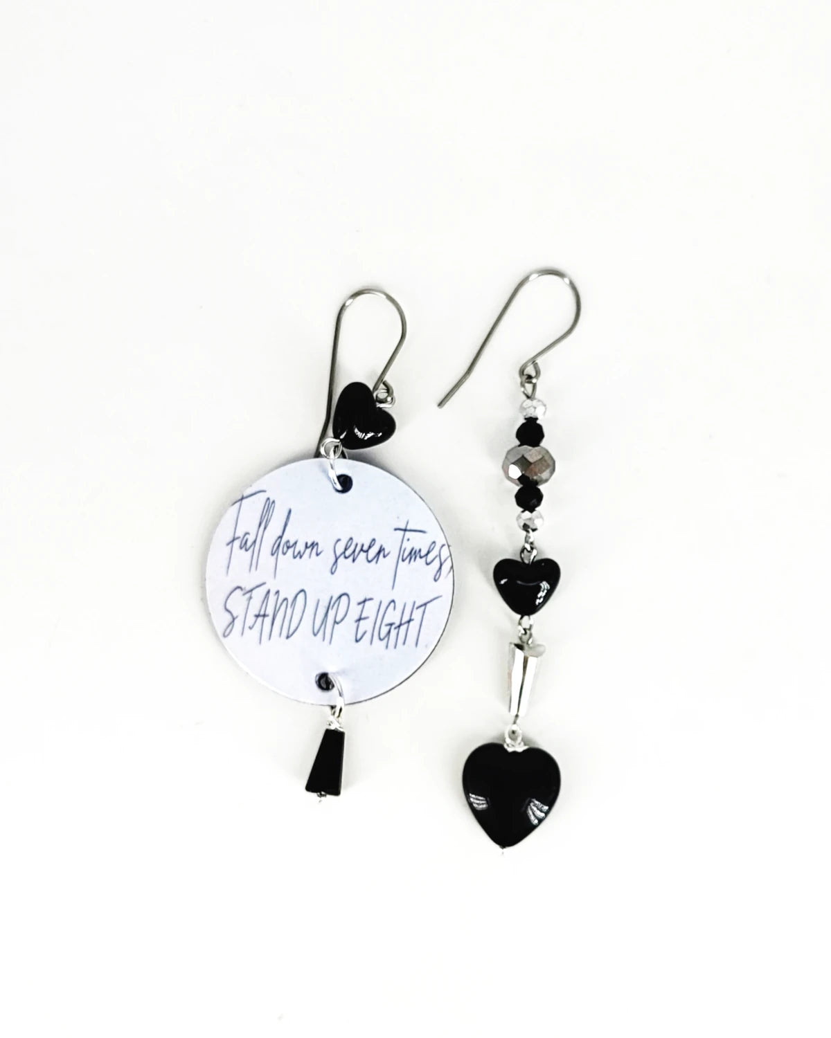 Orecchini di carta Fall down seven times