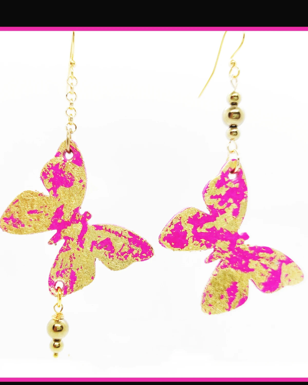 Orecchini di carta Farfalle eleganti