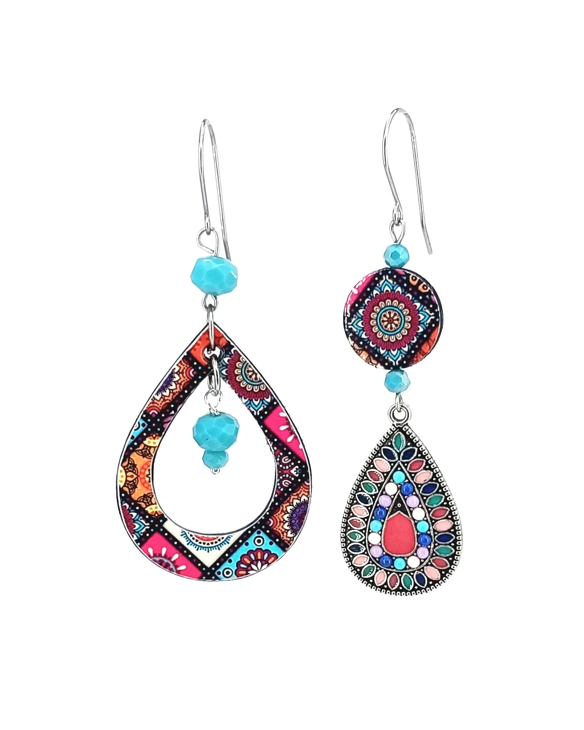 Orecchini di carta Goccia etnica