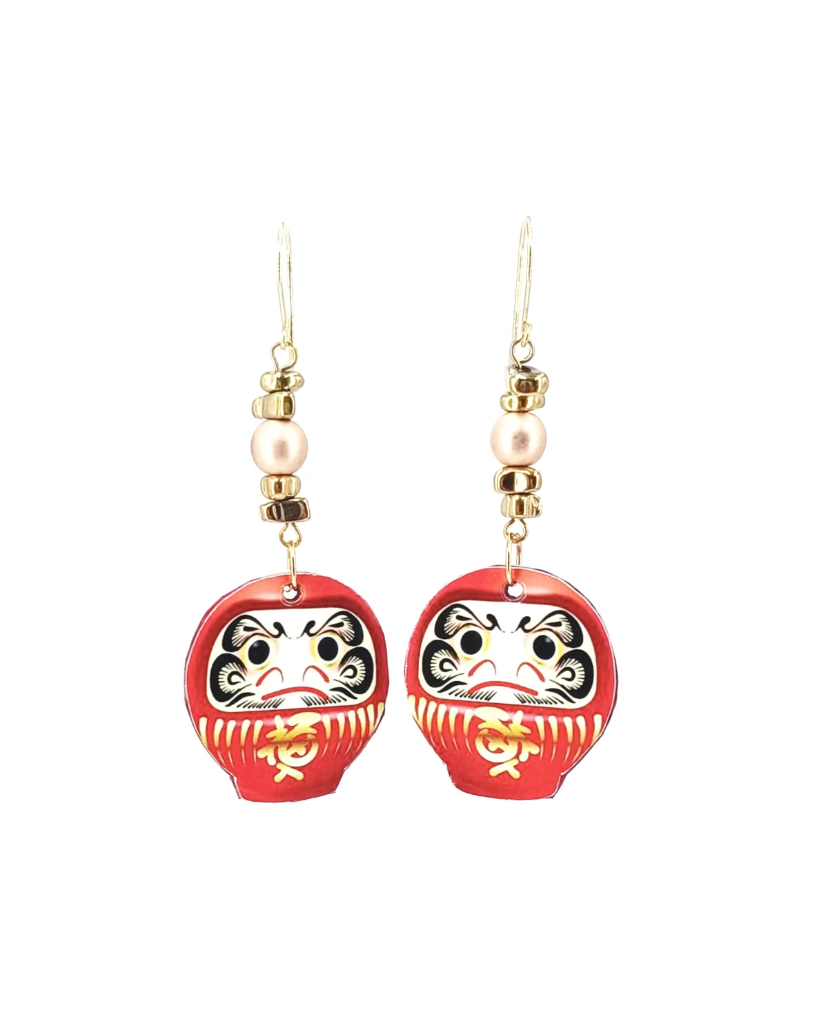 Orecchini di carta I Daruma
