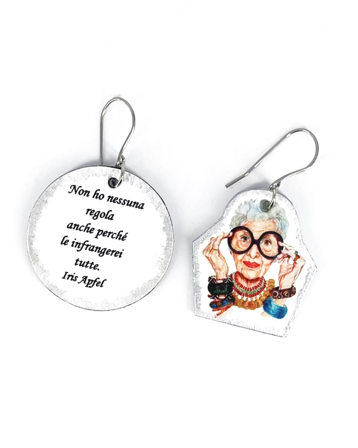 Orecchini di carta Infrango le regole