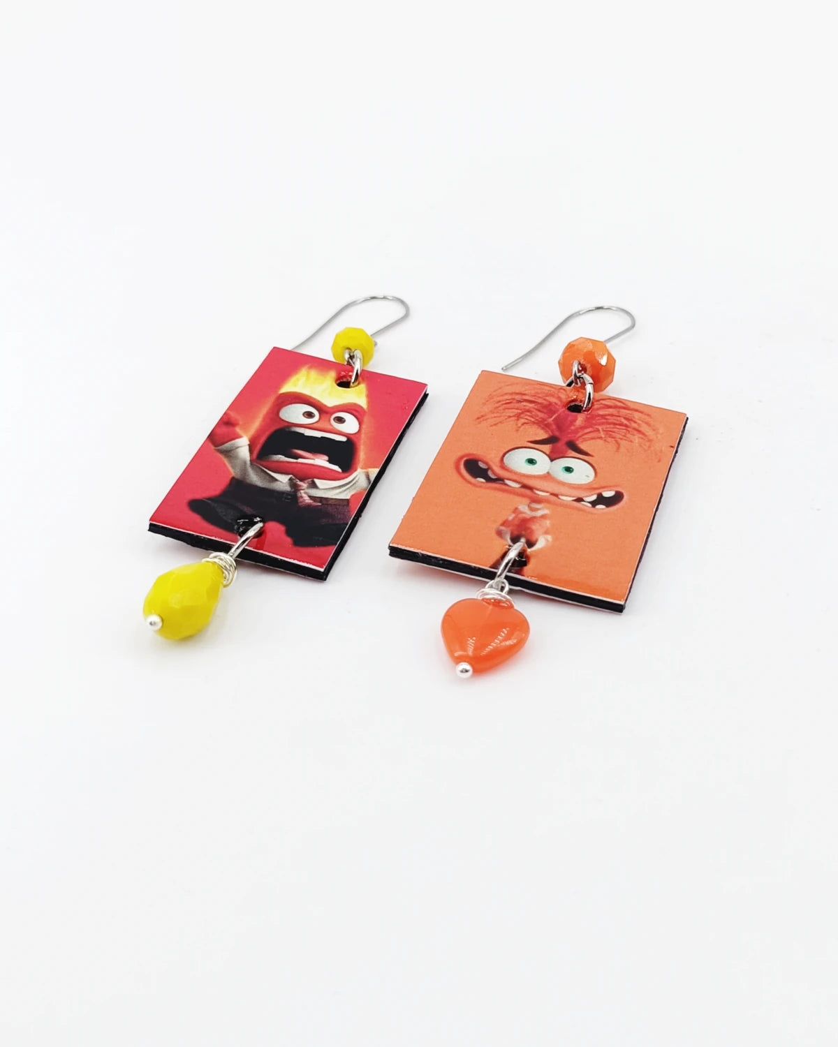 Orecchini di carta Inside out Ansia e rabbia
