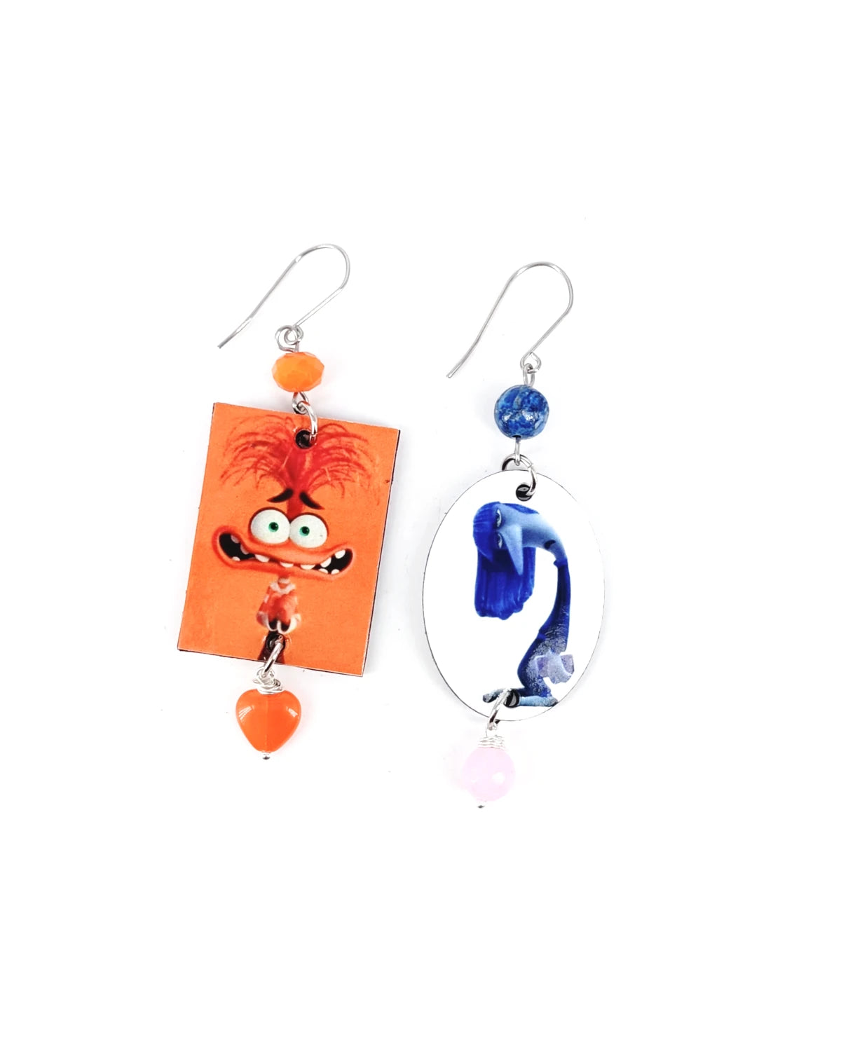 Orecchini di carta Inside out ansia e noia