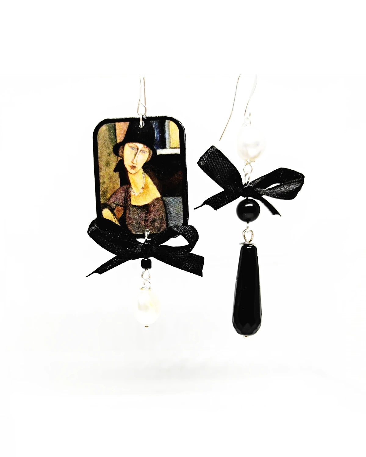 Orecchini di carta Jeanne di Modigliani