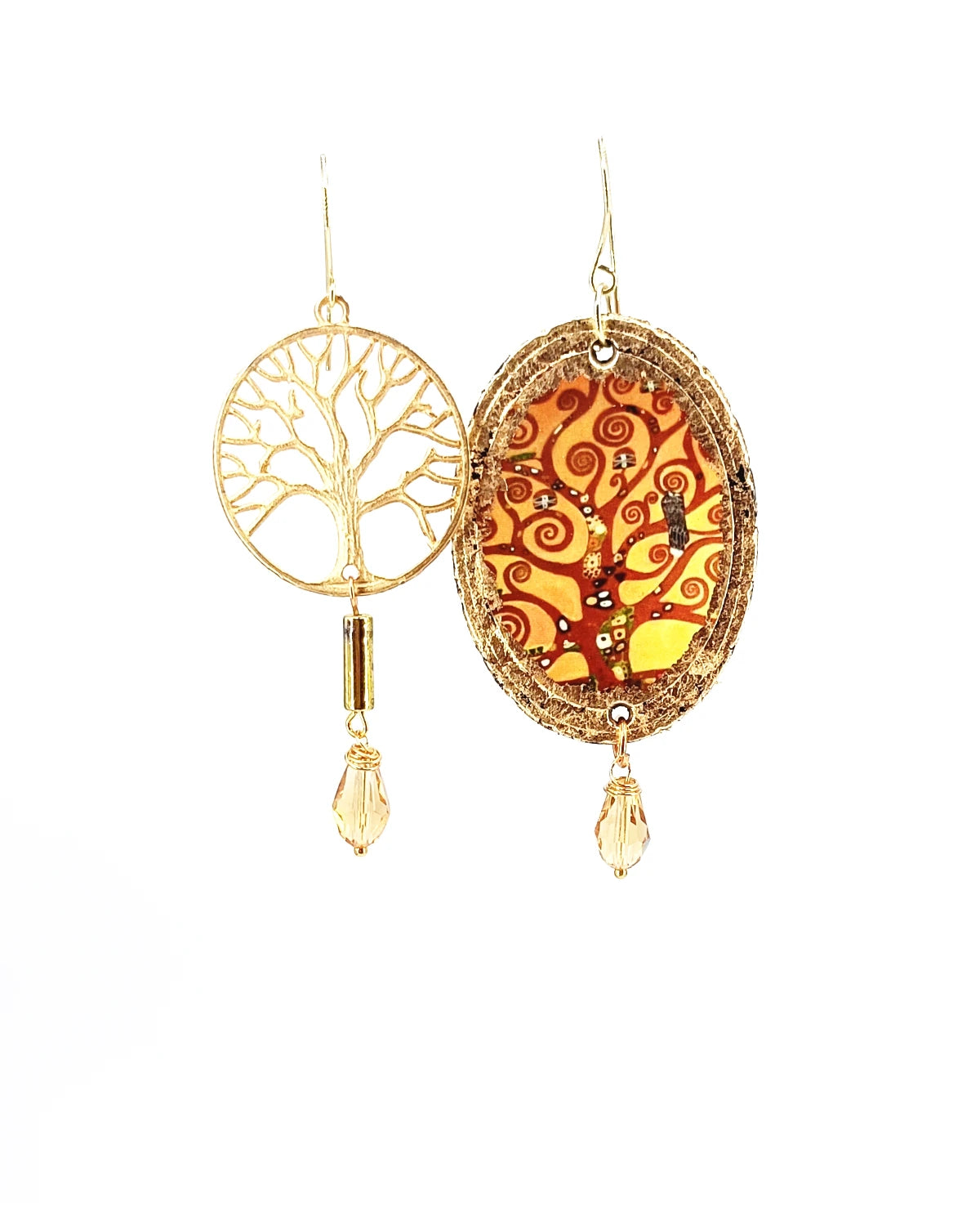 Orecchini di carta L'albero della vita