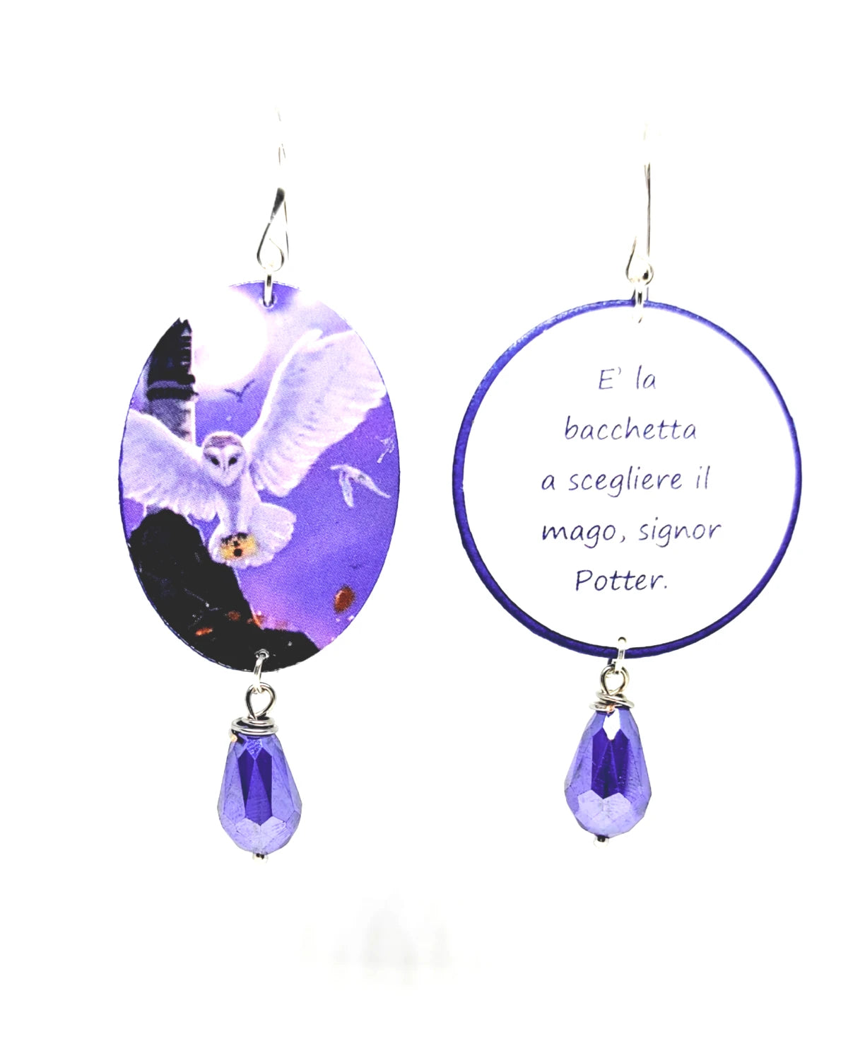 Orecchini di carta La bacchetta sceglie il mago