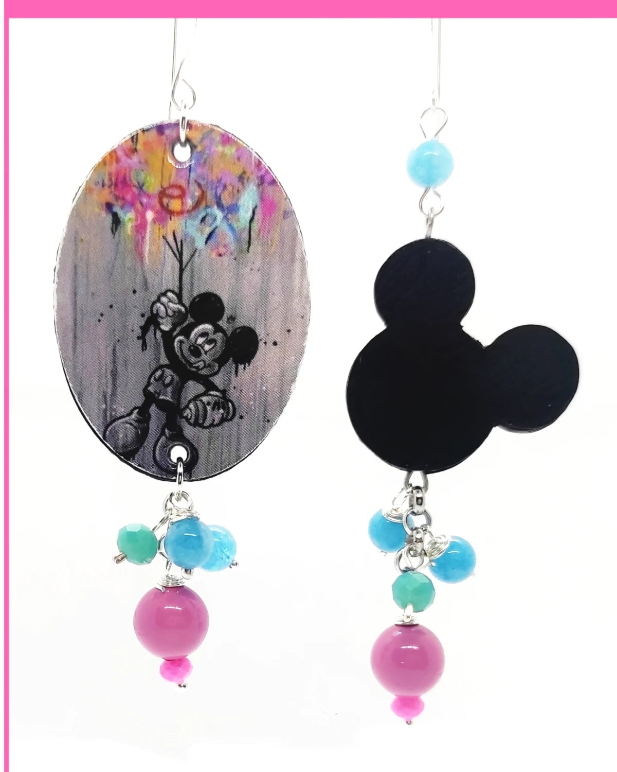 Orecchini di carta Mickey Mouse