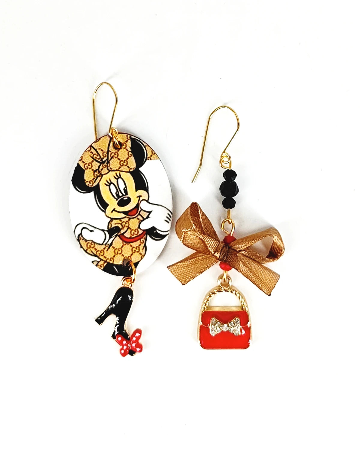Orecchini di carta Minnie glamour