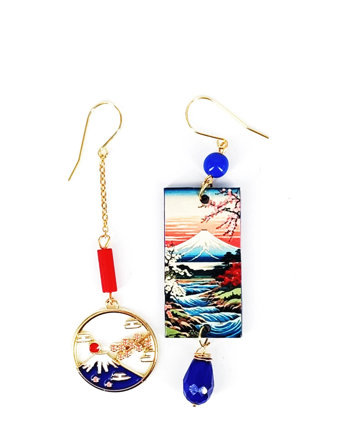 Orecchini di carta Monte Fuji