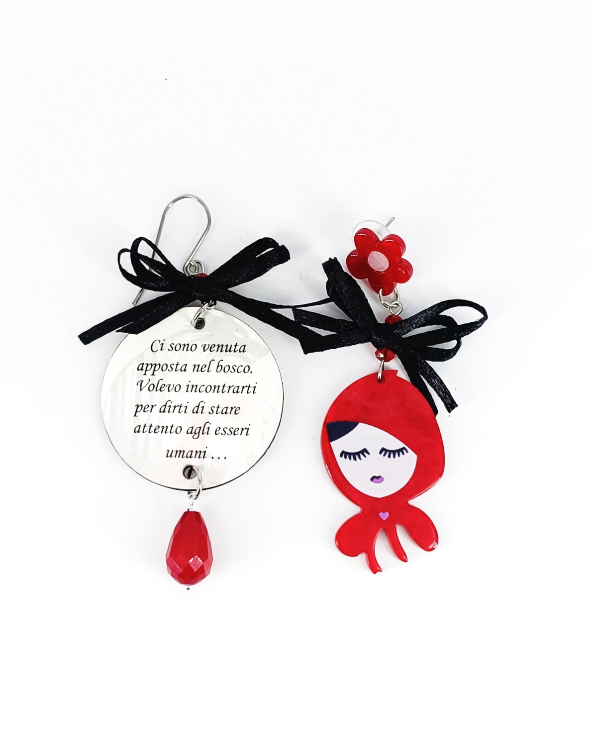 Orecchini di carta Nel bosco per salvarti